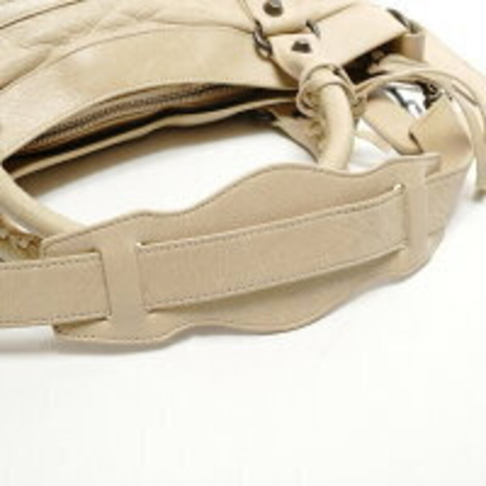 Balenciaga The First City Shoulder Bag Beige - Picture 11 of 13